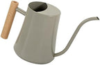 GOWENIC Watering Can with Long Spout, Stainless Steel Indoor Plant Watering Can, 1L Metal Garden with Wood Handle for Home Garden Flower (Gray) - Image 5
