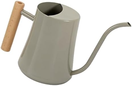 SUNGOOYUE Watering Pot 1L Stainless Steel Long Spout Watering Can, Metal Can for Indoor Outdoor Plants Garden Flowers Gardening Supplies (Gray) - Image 4