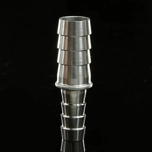 Hose Connector 10pcs 304 Stainless Steel 2 Way Barbed Pipe Fitting Reducer Straight Connector Pagoda Joint Hose Barb, for Home Garden Hose Connectors Accessories(25mm - 32mm) - Image 5