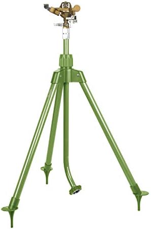 Martha Stewart MTS-TIS39B Heavy-Duty Brass Impulse Sprinkler w/Extendable Tripod, Gardening by MarthaStewart