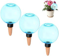 M METERXITY 3-Pack Plant Self Watering Globes, 5.3 oz Plastic Bubble Water Bulbs Top Fill for Indoor/Outdoor Plants, Self Watering Spikes Slow Release Terracotta [Blue] by MMETERXITY