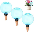 M METERXITY 3-Pack Plant Self Watering Globes, 5.3 oz Plastic Bubble Water Bulbs Top Fill for Indoor/Outdoor Plants, Self Watering Spikes Slow Release Terracotta [Blue] by MMETERXITY