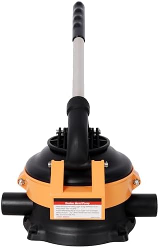 Tidyard Hand Water Pump, 4M Head Stainless Steel Lever 1.5in Hose Connection Manual Well Pump for Garden Pond Cistern Irrigation - Image 7