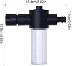 Garden Irrigation Hidrolimpiadora Metal Sprinkler Hose Nozzle Adjustable High Pressure Water Gun Wash Lances Foam(Golden Gun set) - Image 7