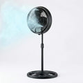 CEME Professional Misting Fan Outdoor, 16-Inch High-Speed Pedestal Fan with Safety GFCI Plug, 9 Custom Cooling Settings, 90° Wide Oscillation, ETL Listed Heavy Duty Standing Fan for Deck by CEMESMARTCEILINGFAN