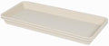 VUWEZ 2 Pack Plastic Plant Tray Saucer Rectangular 30 inch, Indoor/Outdoor Plant Water Drip Tray for Flower Pot Planter, Windowsill (8 X 30'', Beige) by VUWEZ