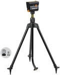 Melnor 65178AMZ MiniMax Turbo Oscillating Sprinkler on Tripod, 4000 sq. ft., 4-Way Adjustable, Quick Connect Bundle, Black, Yellow by Melnor
