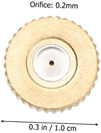 BESPORTBLE 60pcs Brass Misting Nozzle for Outdoor Cooling Systems Leak Atomizing Spray for Garden Water Hose for Irrigation Greenhouses and Patios - Image 3