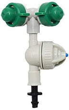 Garden Lawn Sprinkler Irrigation System 20 Pcs Fogger and Cross Misting Sprinkler with Anti-drip and 1/4" Single Barb Connector Hanging Sprinkler Garden Irrigation - Image 4