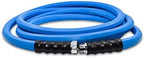 BluSeal Hot/Cold Water Rubber Garden Hose, 100% Rubber, Ultra-Light, Super Strong, 500 PSI, 50F to 190F Degrees, High Strength Polyester Braided (3/4" x 6') - Image 2