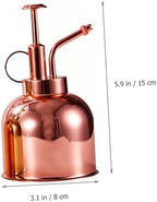Vintage Plant Mister Stainless Steel Watering Can with Pump, 300ml - Image 7