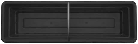 Bloem Dura Cotta Window Box Planter: 24" - Black - with Tray, Weatherproof Resin Box, Removable Tray for Indoor & Outdoor Use, Gardening, 3 Gallon Capacity - Image 6