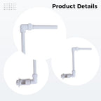 Pool Water Sprinkler Jet Suction Head (for Above-Ground & inground Pools, 10.8 in, with Bottom Brush, high Compatibility) - Image 2