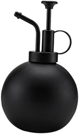 Watering Can Black Xmas 500ml Stainless Steel for Flowers and Plants by HANABASS