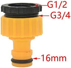 Hose Connector Adapter Garden Quick Coupling 1/2 3/4 1 Inch Female To 5/8 Inch Faucet Quick Coupling Adapter Adapter Car Wash Water Gun Accessories 50 Pieces (Color : 1I2 3I4) - Image 2