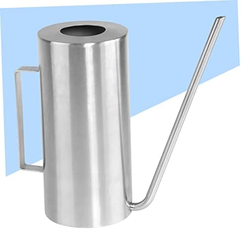 Watering can,Stainless Steel Pitcher Watering Can for Indoor Plants Spray Bottles for Plants Metal Sprinkling Can Stainless Steel Watering Kettle Plant Mister Jug Shower Pot Spout Watering Can(Silver) - Image 3