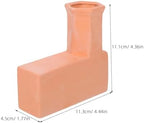 Abaodam Terracotta Self Watering Plant Spikes for Plants, Brown Root Level - Image 2