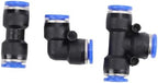 FTVOGUE Drip Irrigation System Kit, Adjustable 360 Degree Micro Spray Watering for Garden Greenhouse PVC 65FT 20m with Copper Spray Heads Dual Outlet Hose 20 Nozzles - Image 4