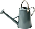 1.5 Gallon Metal Watering Can for Outdoor Plants, Large Watering Can, Gray by SunnyTong