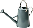 1.5 Gallon Metal Watering Can for Outdoor Plants, Large Watering Can, Gray by SunnyTong