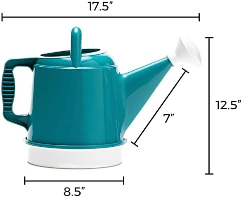 Bloem Watering Can Deluxe 2 Gallon (256 Fl Oz) Bermuda Teal Green - Image 3