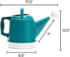 Bloem Watering Can Deluxe 2 Gallon (256 Fl Oz) Bermuda Teal Green - Image 3