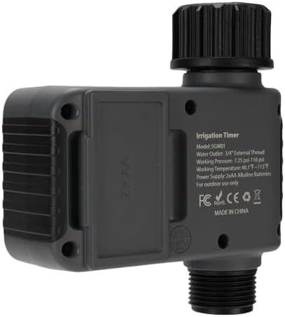 Sprinkler Timer Smart Programmable Digital Garden Hose Water Drip Irrigation System with Rain Delay Manual Watering for Lawns Gardens Greenhouses - Image 4