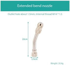 Adjustable Garden Hose Nozzle Sprayer, Elbow and Straight for Easy Watering Extended Elbow Nozzle 2pc - Image 5