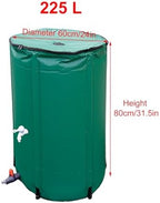Rain Catcher Barrel with Spigot Collapsible Rain Barrel Kit Water Storage with Lid Collection Water Barrel(60x80cm/24x31.5in) - Image 6