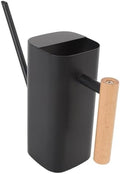 Stainless Steel Watering Can, Cute Indoor Metal Plant Watering Can with Long Spout for Houseplants, Bonsai and Outdoor Gardening (Black 800ML) by Yosoo
