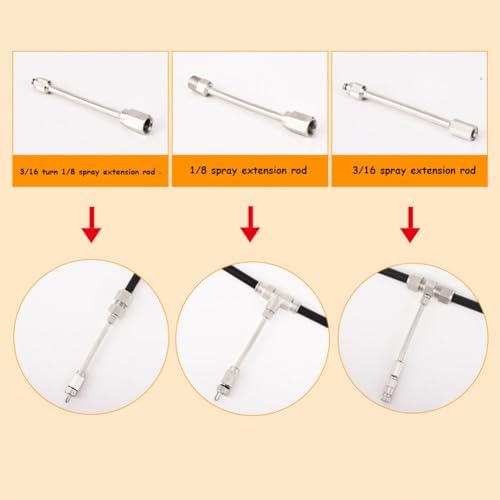 10pcs Flexible Mister Nozzle Extensions 1/8" & 3/16" Brass Mist Rods for Outdoor Garden Cooling & Humidification 40cm (15.7in) Extension Tubes - Image 3