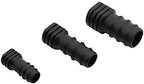 Industrial Horticultural Pipe Hose Connector DN16,DN20, DN25 PE Pipe Barbed End Caps Plastic Barb end Line Water Hose Mender For Micro Irrigation Drip Lines Fittings 100 Pcs by Unknown