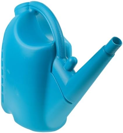 10L Plastic Long Mouth Watering Can for Precise Plant Watering Light Blue by IWOWHERO