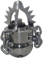 3/8 40L/min 70L/min Pipeline Dredging High Pressure Sewer Urban Machine Rotating Nozzle With Chain(QP4403) by Unknown