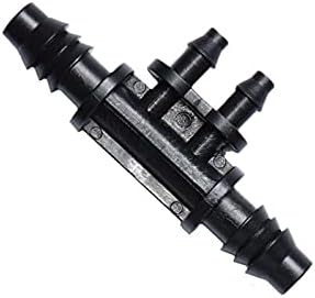 Quick Connect Garden Hose Garden Hose Tee Barb 8/11 To 1/4" 4/7 Hose Connector 4 Way Garden Irrigation Manifold 3/8" 80PCS (Color : Black, Diameter : 3/8'') - Image 4