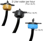 100pcs 2/4/8L Greenhouse Fixed Flow Pressure Compensating Emitter Head Garden Plant Water Micro Regulator(B-100PCS) - Image 3