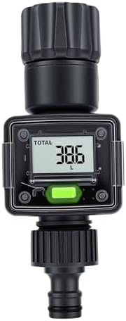 Digital Water Meter with Brass Inlets, 180° Rotatable LCD - Image 2