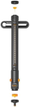 Fiskars X-Series 1070831 Oscillating Sprinkler S-L with Removable Filter and Nozzle Cleaning Tool Sprinkler for 300-500 m² Black/Orange - Image 7