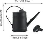 0.5 Gallon Plant Watering Can,Plastic Long Spout Watering Can with Detachable Sprinkler Head and Handles,Small Watering Can for House Succulent Bonsai Garden Flower Office Indoor Plants - Image 2