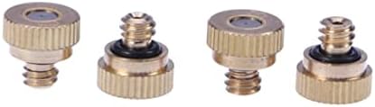 Sosoport 60pcs Brass Misting Nozzles Mist Spraying Nozzles Precision Design for Misting Cooling System - Image 4