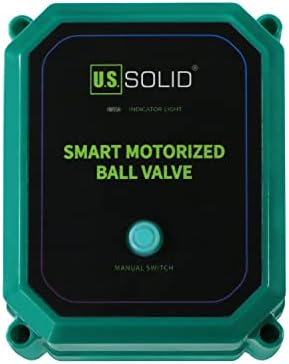 U.S. Solid 3/4" Smart Motorized Ball Valve - Remote App Mobile Control NSF Certified 304SS Electrical Ball Valve with Manual Switch, 5V DC USB Connection - Image 5