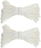 WOONEKY 2pcs Self-Watering Cotton Rope X Absorbent Wicking Cord for Indoor Potted Plants Automatic Hydroponic Irrigation Flexible DIY Garden Planter by WOONEKY