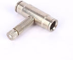 10 Pack High Pressure Brass Misting Nozzle with Filter 10/24 UNC Fog Nozzles with 3/8" Interface Quick Connector, 3/16" Spray Head, Dust Control Water Misting Nozzle(Size:Orifice 0.6mm,) - Image 2