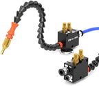 Misting Spray System for Cutting Machine, with Pump and Solenoid Valve Filter, Mist Coolant Lubrication Spray System, for Metal Cutting Engraving Lathe Milling CNC Machine - Image 3