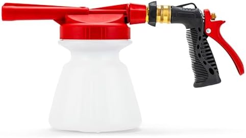 Griot's Garage Brilliant Finish Foaming Sprayer, Car Wash, SUV, RV, Boat, Vehicle, Foam Gun for Garden Hose, Soap Cannon, 32 Oz Bottle, 51140 by GriotsGarage
