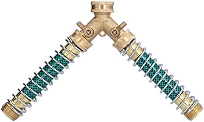 Hose Splitter Brass 2 Way Heavy Duty Water Connector for Garden, Lawn and Outdoor Use, 1 X Y Shape - Image 7