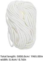 YARNOW 2pcs Self-Watering Cotton Wicks for Planter - 0.2'' X 164Feet DIY Indoor Plant Wicking Rope Automatic Watering Cord for Hydroponic Pots - Image 2