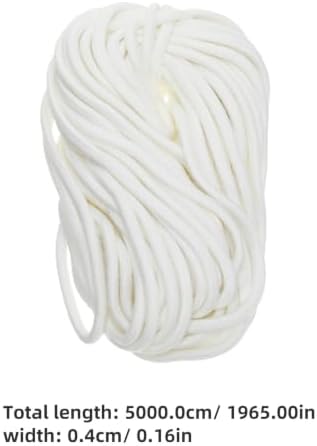 YARNOW 2pcs Self-Watering Cotton Wicks for Planter - 0.2'' X 164Feet DIY Indoor Plant Wicking Rope Automatic Watering Cord for Hydroponic Pots - Image 2