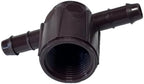 NETAFITM Drip Irrigation Barbed Fittings,3/8" 12MM Black Drip Tubing Coupler Elbow Tee Reducer Adapter for drip line with 0.426" ID - Image 5