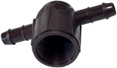 NETAFITM Drip Irrigation Barbed Fittings,3/8" 12MM Black Drip Tubing Coupler Elbow Tee Reducer Adapter for drip line with 0.426" ID - Image 5